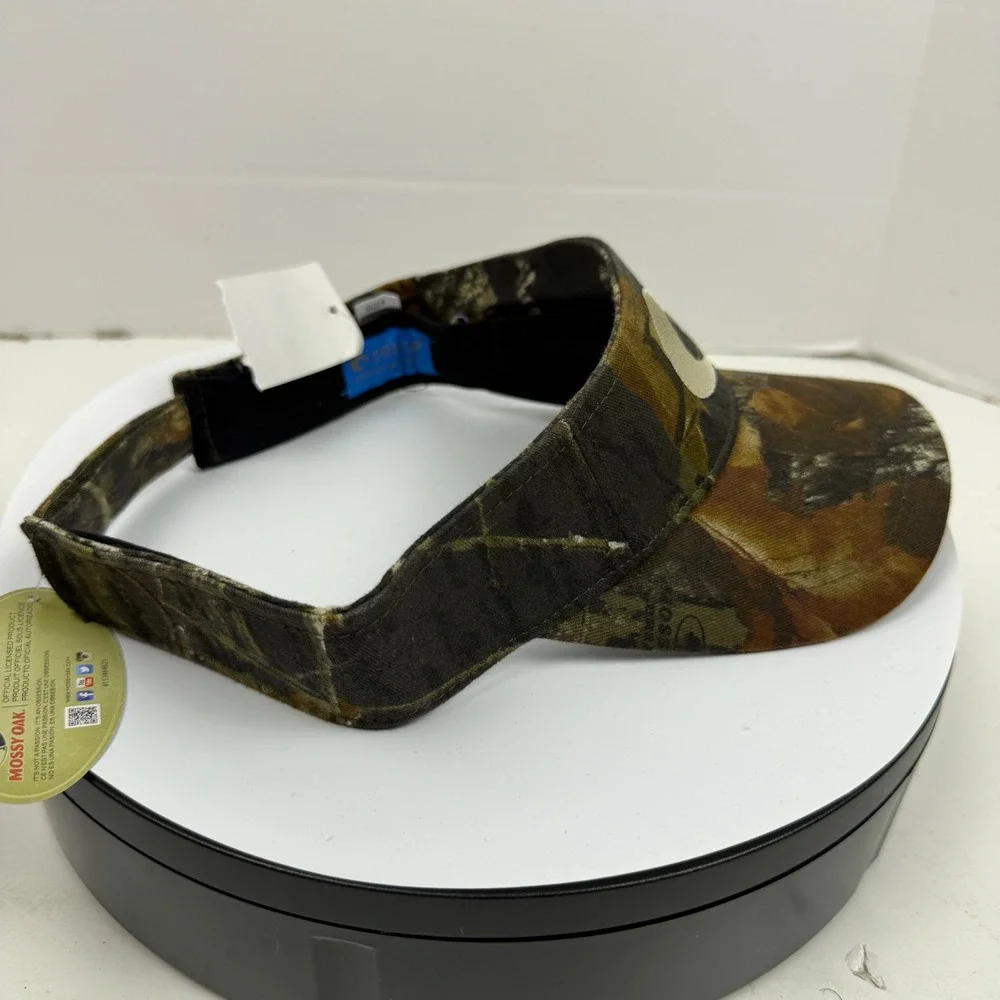 Costa Del Mar Mossy Oak Camo Cotton Visor Adjustable Fishing Hat HA15 15C New
